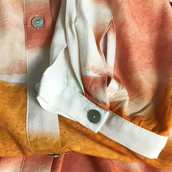 Dolan Anthropologie Cora Tie Dye Midi Dress NWOT - Picture 10 of 12